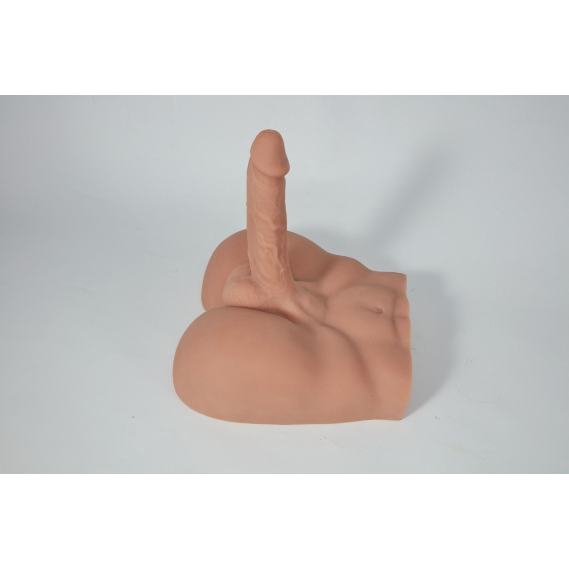 MASTURBATORE PENE DI UOMO 17 CM CON BACINO E...