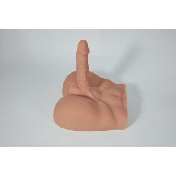 MASTURBATORE PENE DI UOMO 17 CM CON BACINO E ANO PENETRABILE