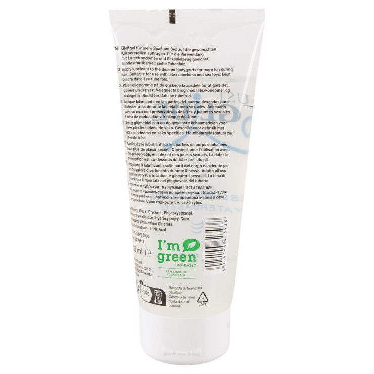 LUBRIFICANTE A BASE D'ACQUA VAGINALE 200 ML JUST GLIDE 2