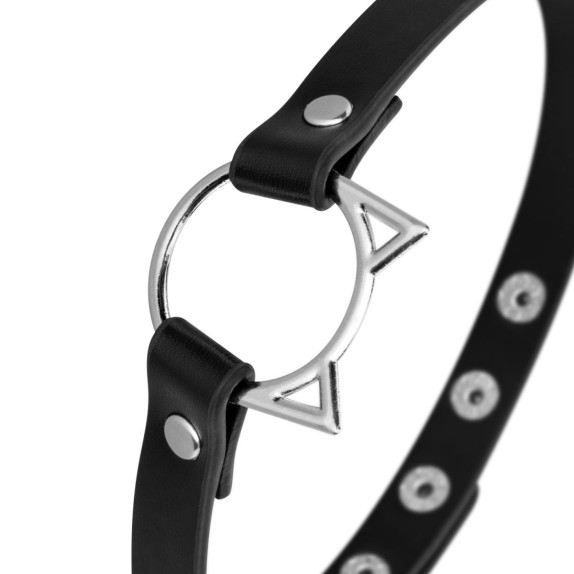COLLARINO SEXY KITTY CHOCKER CON ANELLO CON ORECCHIE DI GATTO BEDROOM FANTASIES