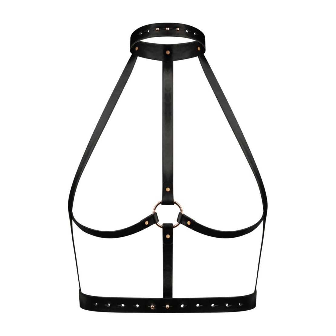 HARNESS SEXY PER DONNA A COLLARINO IN ECOPELLE...