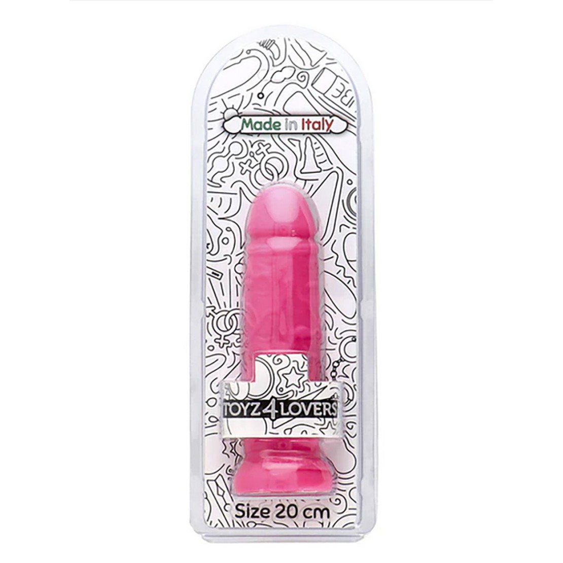 FALLO DILDO REALISTICO 20 CM IN PVC CON VENTOSA...