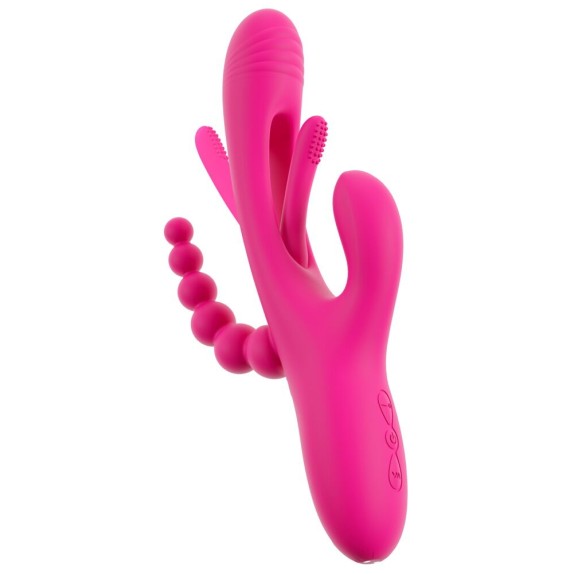 copy of SEX TOY 3IN1 PER DONNA LINGUA INTERNA CON VIBRAZIONE SU CLITORIDE E PALLINE ANALI SMILE