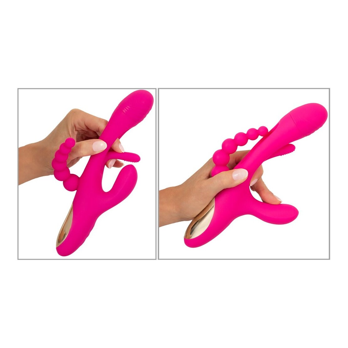 SEX TOY 3IN1 PER DONNA LINGUA INTERNA CON...