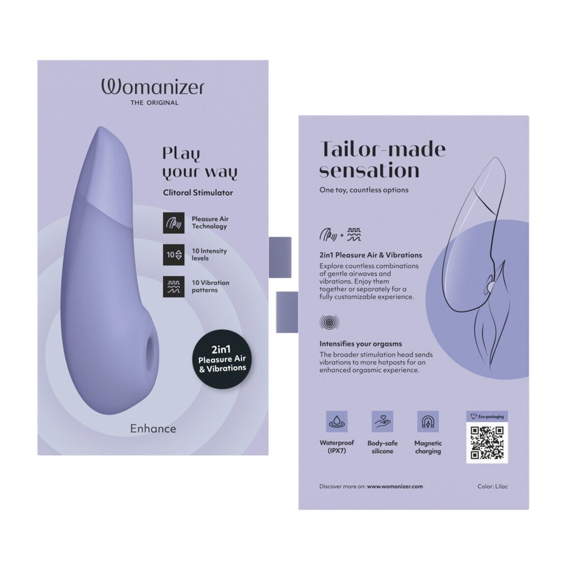 WOMANIZER ENHANCE STIMOLATORE CLITORIDEO PER...