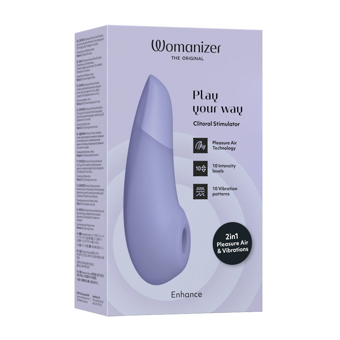 WOMANIZER ENHANCE STIMOLATORE CLITORIDEO PER...