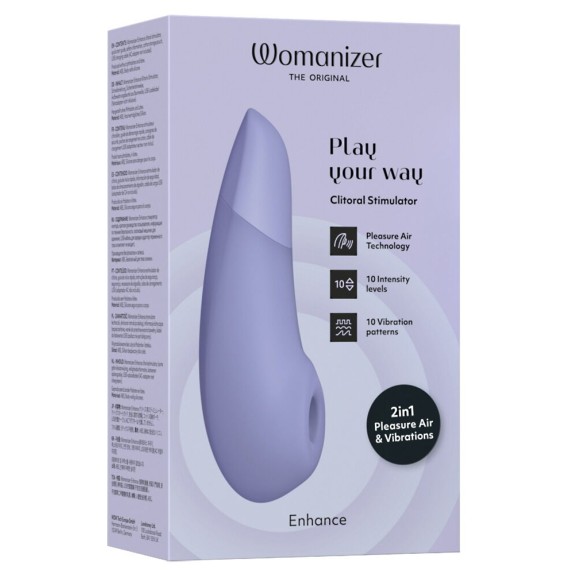 WOMANIZER ENHANCE STIMOLATORE CLITORIDEO PER DONNA CHE ASPIRA-VIBRA