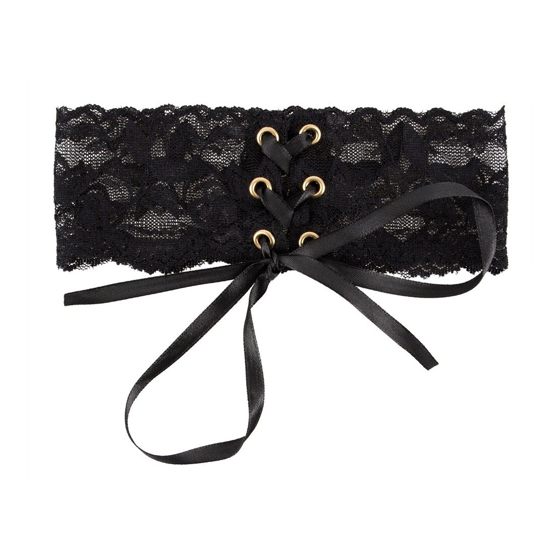 COLLARINO IN PIZZO SEXY NERO RICAMATO CON...