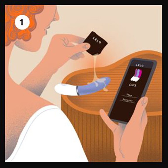 copy of LIV 3 LELO VIBRATORE VAGINALE RICARICABILE CON APP PER SMARTPHONE