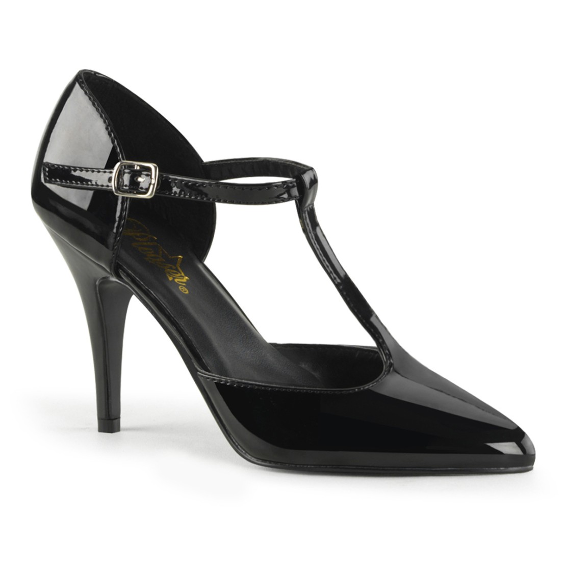 SANDALO ELEGANTE TACCO 10 CM NERO LUCIDO...