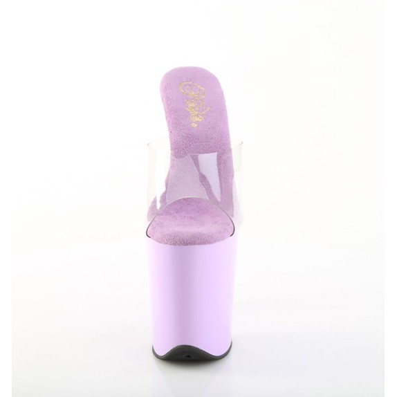 copy of SANDALO SEXY PER DONNA TACCO 20 CM COLOR LAVANDA PLEASER