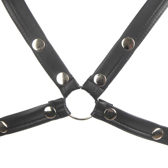 copy of HARNESS SEXY UOMO BORCHIATO CON MANETTE E ZIP SULLA PATTA OHYEAH