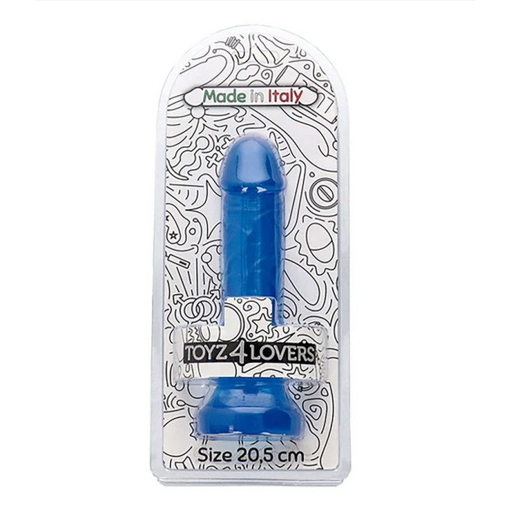 DILDO REALISTICO IN JELLY SEXY CON VENTOSA DA 20 CM...