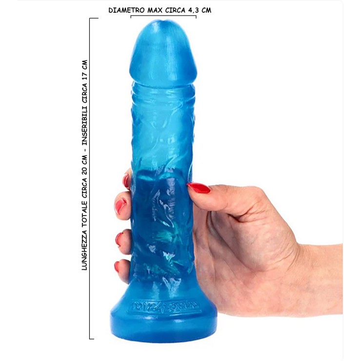 DILDO REALISTICO IN JELLY SEXY CON VENTOSA DA 20 CM... 2
