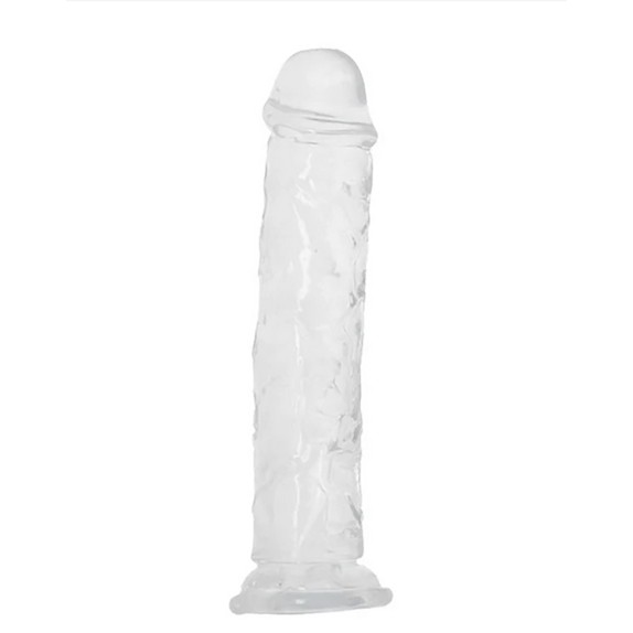 DILDO REALISTICO CLEAR FLAVOUR IN TPR TRASPARENTE TOYZ4LOVERS