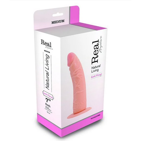DILDO REALISTICO CON VENTOSA IN PVC COLOR CARNE TOYZ4LOVERS