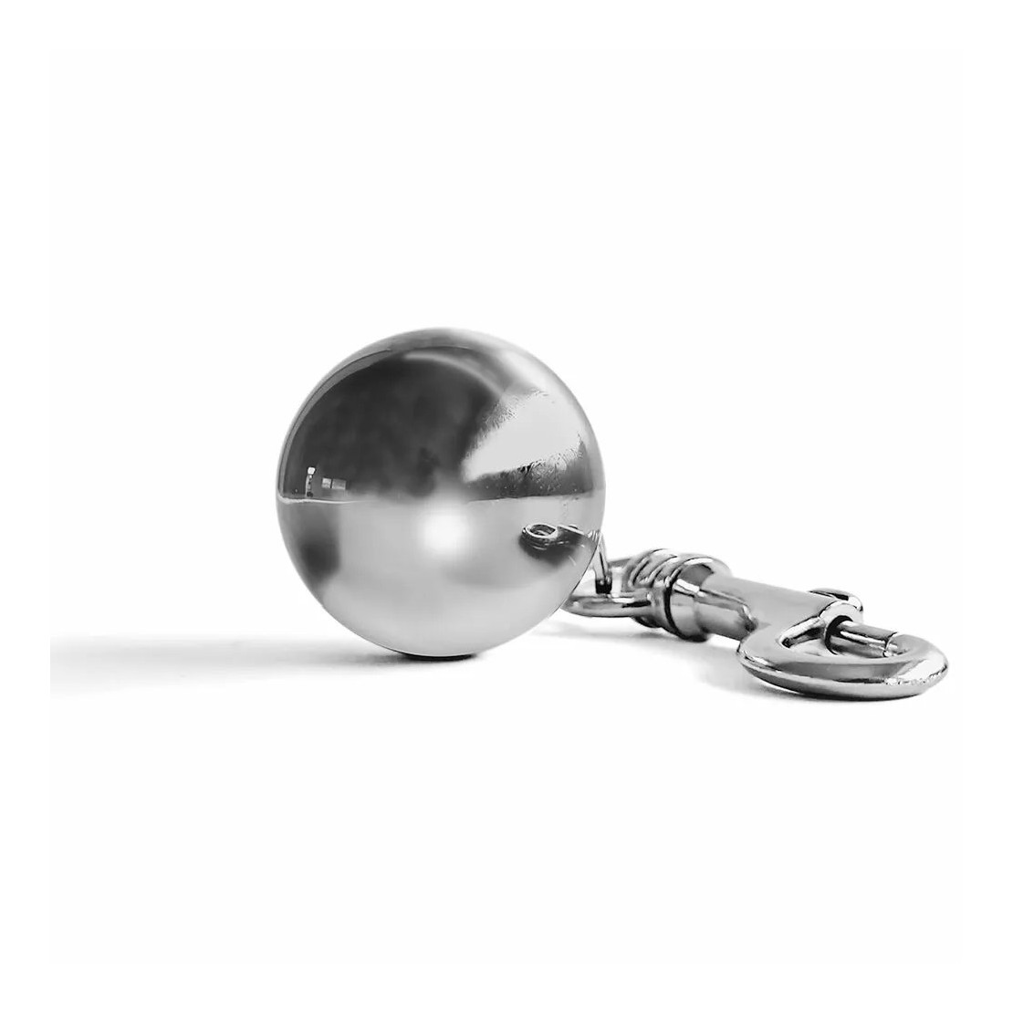 PESO A SFERA CON GANCIO SEX TOY IN ACCIAIO...