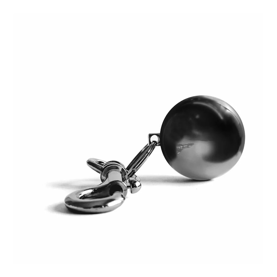 PESO A SFERA CON GANCIO SEX TOY IN ACCIAIO...