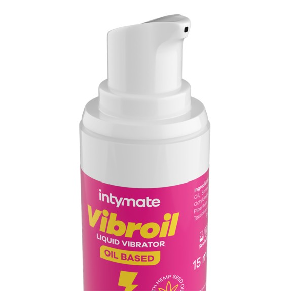 OLIO INTIMO STIMOLANTE EFFETTO VIBRANTE DONNA E UOMO 15 mL VIBROIL