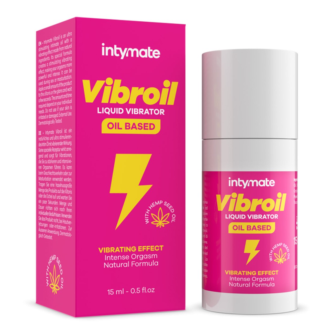 OLIO INTIMO STIMOLANTE EFFETTO VIBRANTE DONNA E...