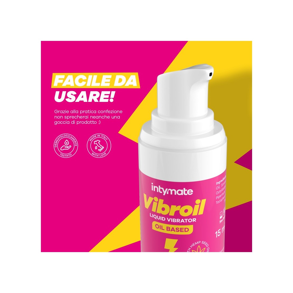OLIO INTIMO STIMOLANTE EFFETTO VIBRANTE DONNA E...