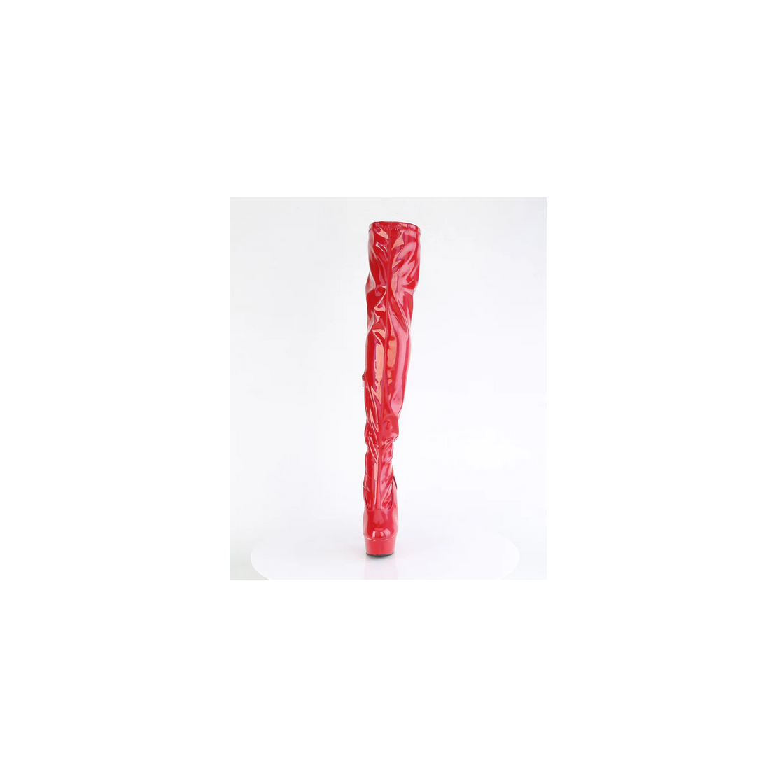 STIVALE ALTO ROSSO SEXY IN VERNICE TACCO 15 CM...