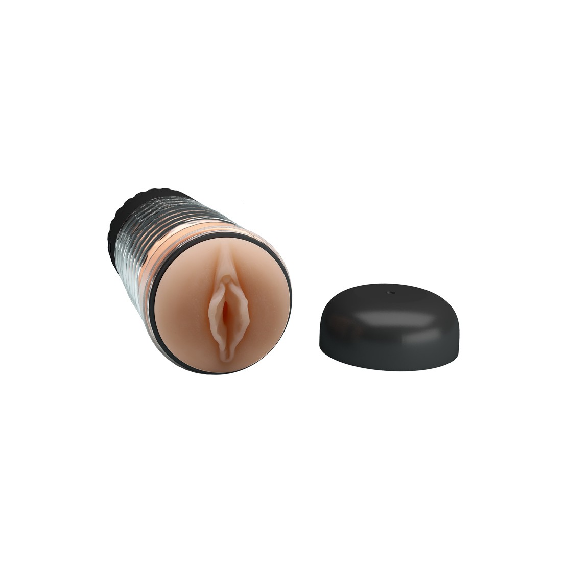 MASTURBATORE VIBRANTE A FORMA DI VAGINA CON...