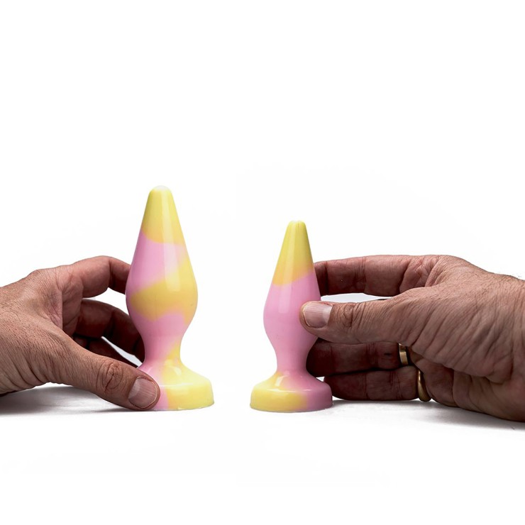 PLUG ANALE COLORATO IN SILICONE REVOLT SMASH VARIE MISURE