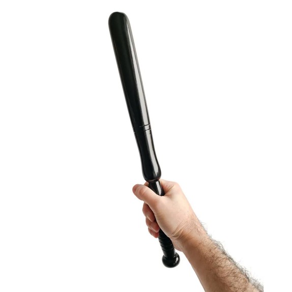 MANGANELLO IN LEGNO NERO SEXY PER SPANKING E GIOCHI BDSM