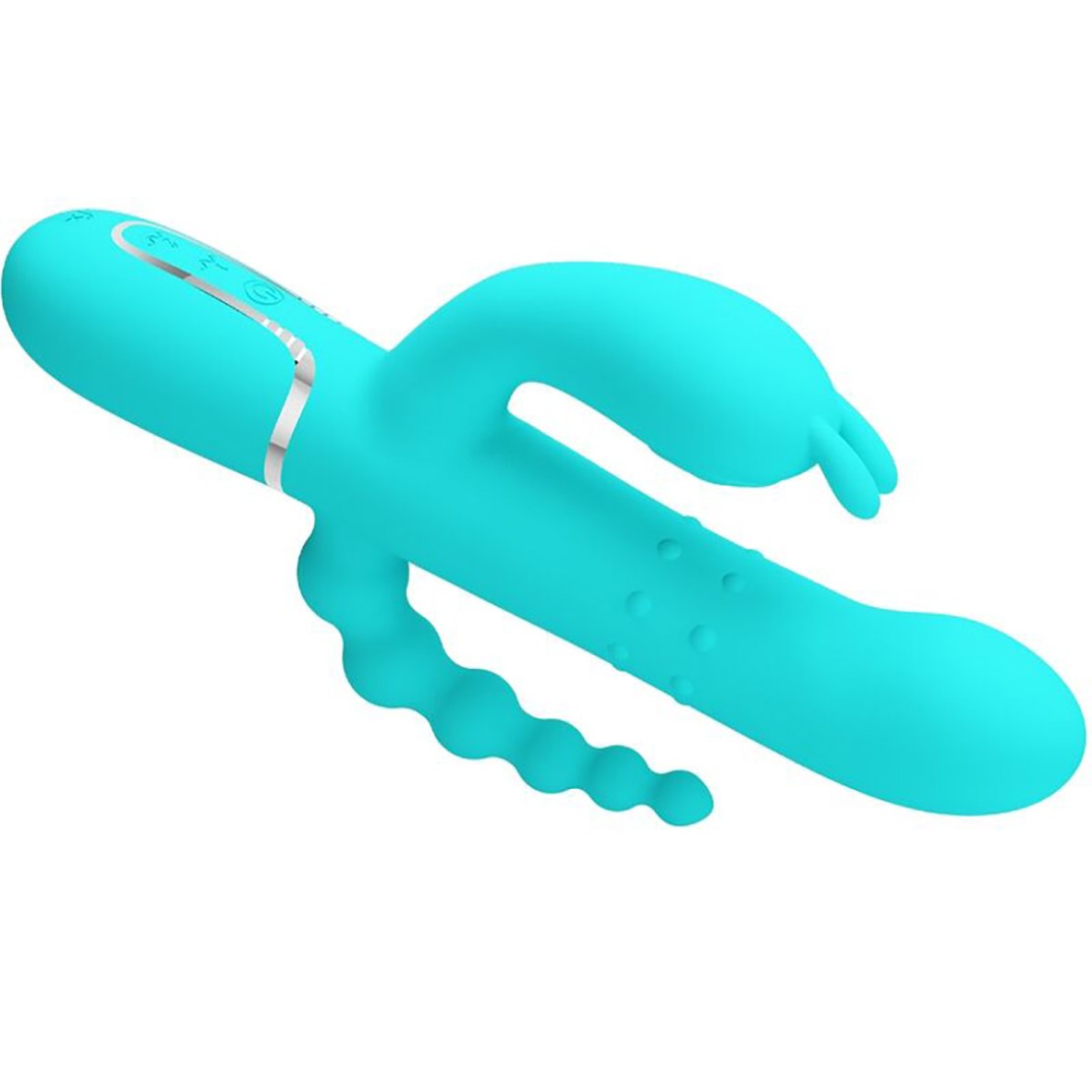 VIBRATORE RABBIT CON PALLINE ANALI E MOVIMENTO...