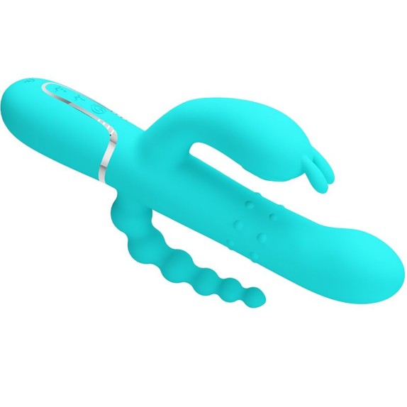 VIBRATORE RABBIT CON PALLINE ANALI E MOVIMENTO TWINKELED TENDERNESS