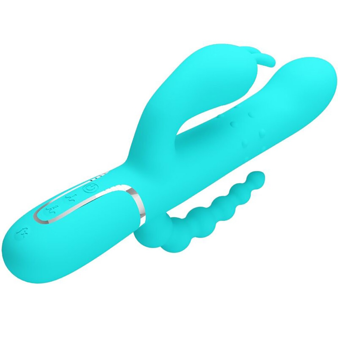 VIBRATORE RABBIT CON PALLINE ANALI E MOVIMENTO...