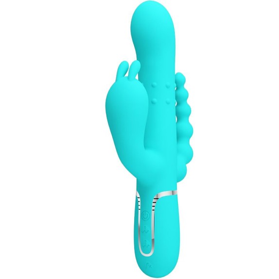 VIBRATORE RABBIT CON PALLINE ANALI E MOVIMENTO TWINKELED TENDERNESS
