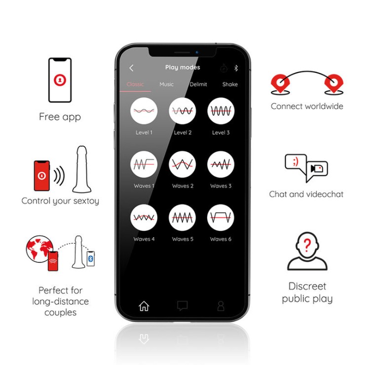 DILDO REALISTICO VIBRANTE VARIE DIMENSIONI CON APP A... 2
