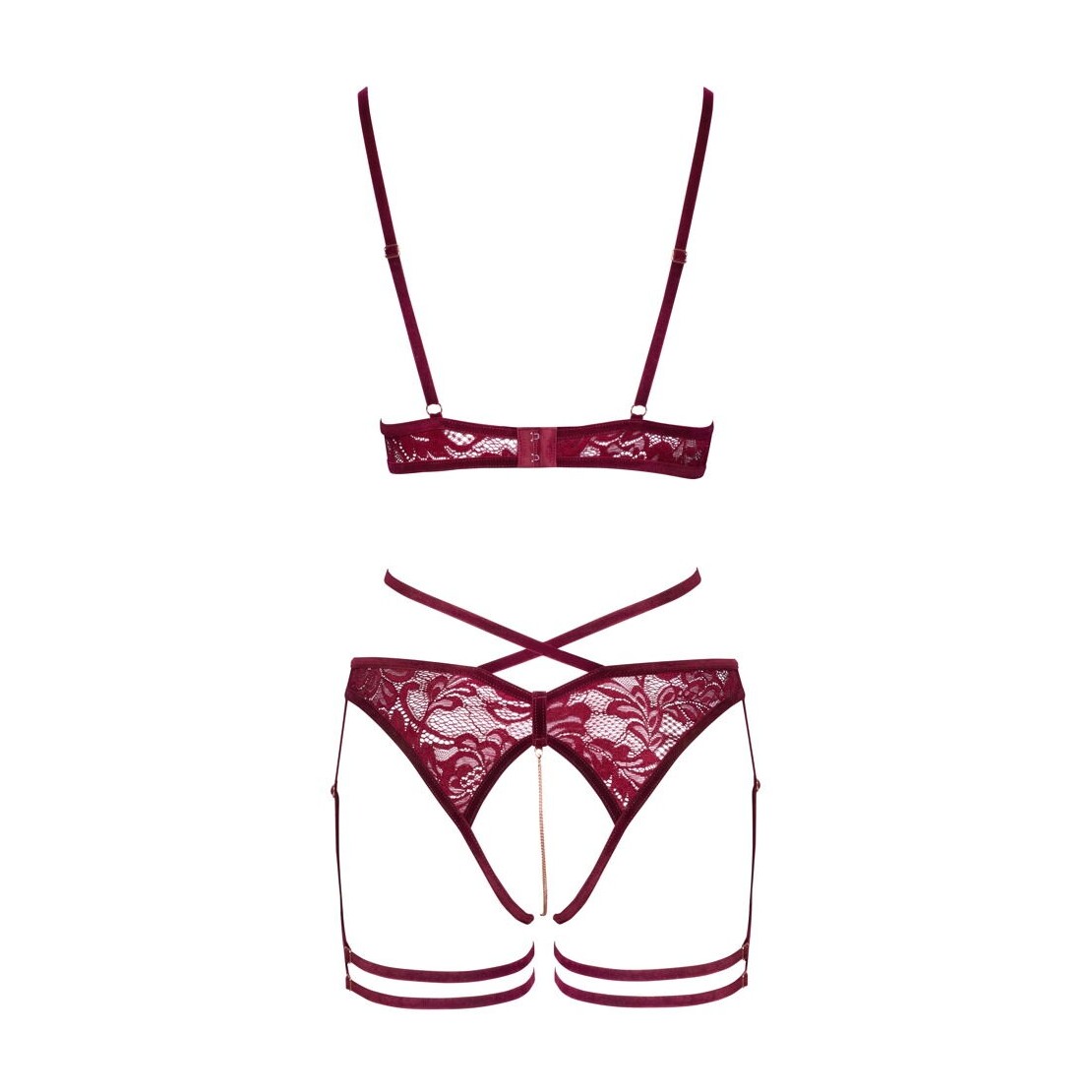 COMPLETO INTIMO APERTO SEXY PER DONNA CON...