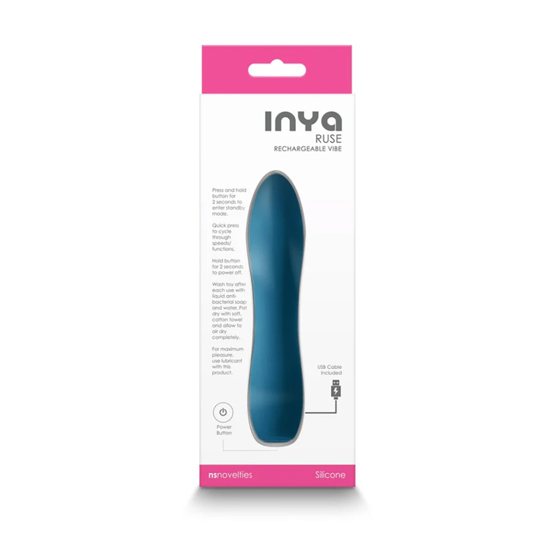 VIBRATORE COMPATTO E RICARICABILE INYA