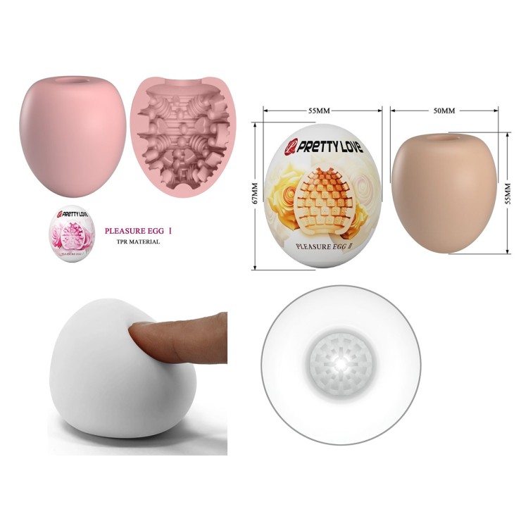 OVETTO MASTURBATORE PER UOMO SEX TOY PLEASURE EGG PRETTY...