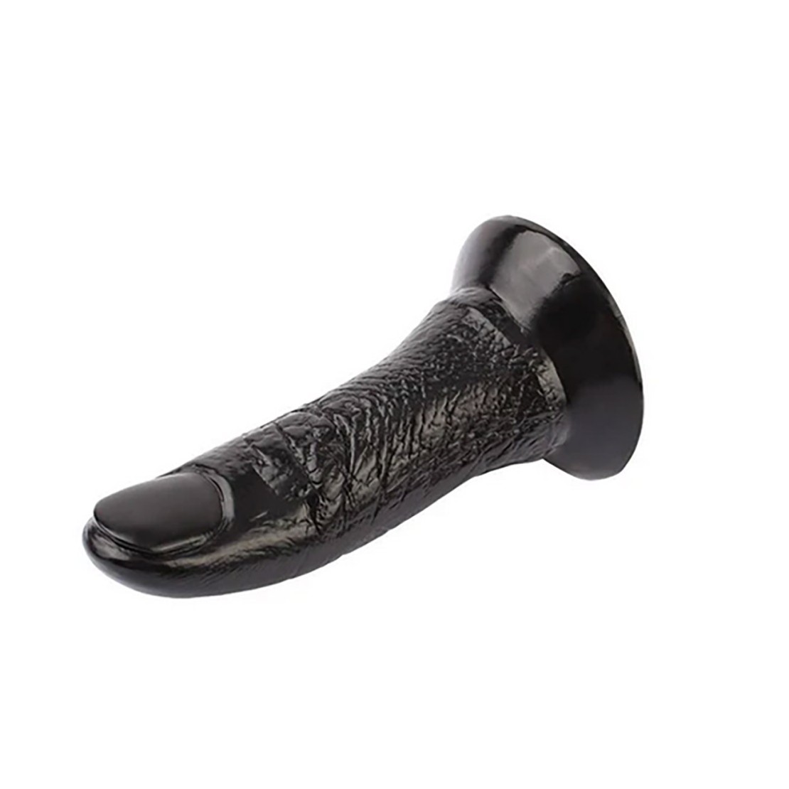DILDO A POLLICE REALISTICO IN PVC NERO CON...