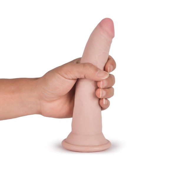 DILDO REALISTICO IN TPE MORBIDO A TRIPLA DENSITA' 20 CM KNIGHT COCK