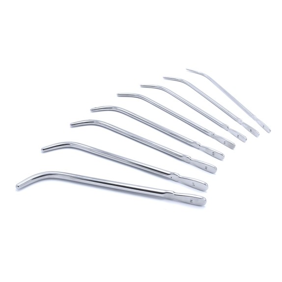 copy of SET 8 SONDE URETRALI CURVE LARGE VAN BUREN IN ACCIAIO VARIE MISURE
