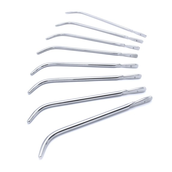 copy of SET 8 SONDE URETRALI CURVE LARGE VAN BUREN IN ACCIAIO VARIE MISURE