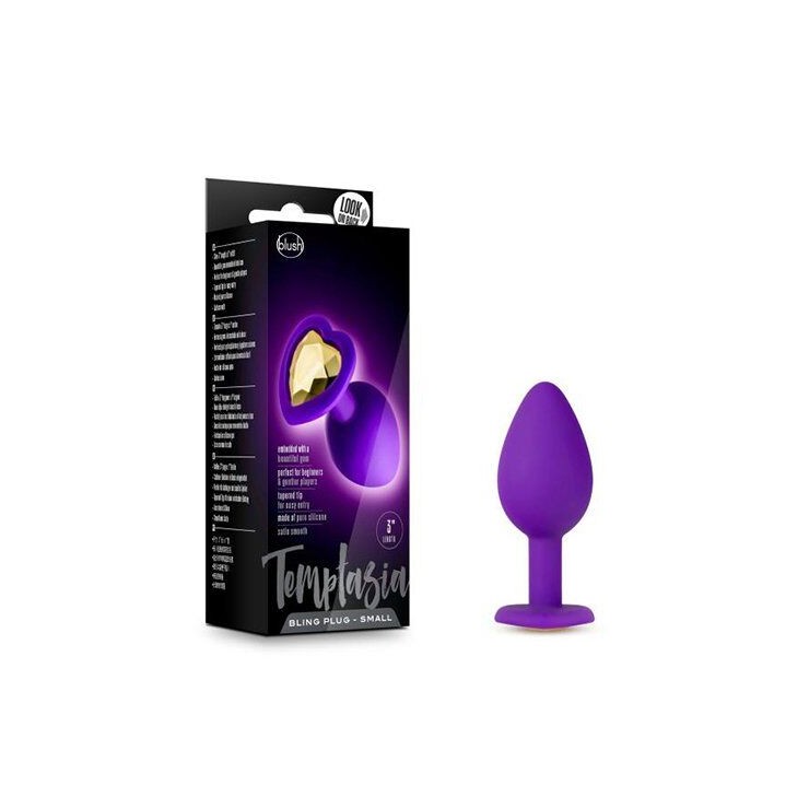 TAPPO ANALE IN SILICONE SEX TOY CON GIOIELLO A CUORE... 2