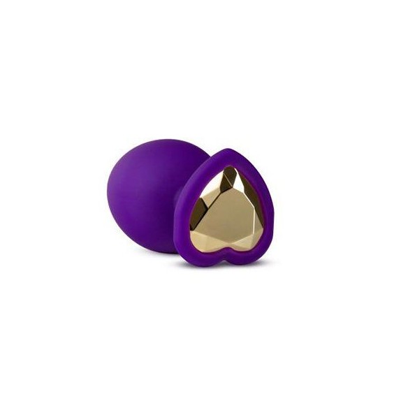 TAPPO ANALE IN SILICONE SEX TOY CON GIOIELLO A CUORE VARIE MISURE