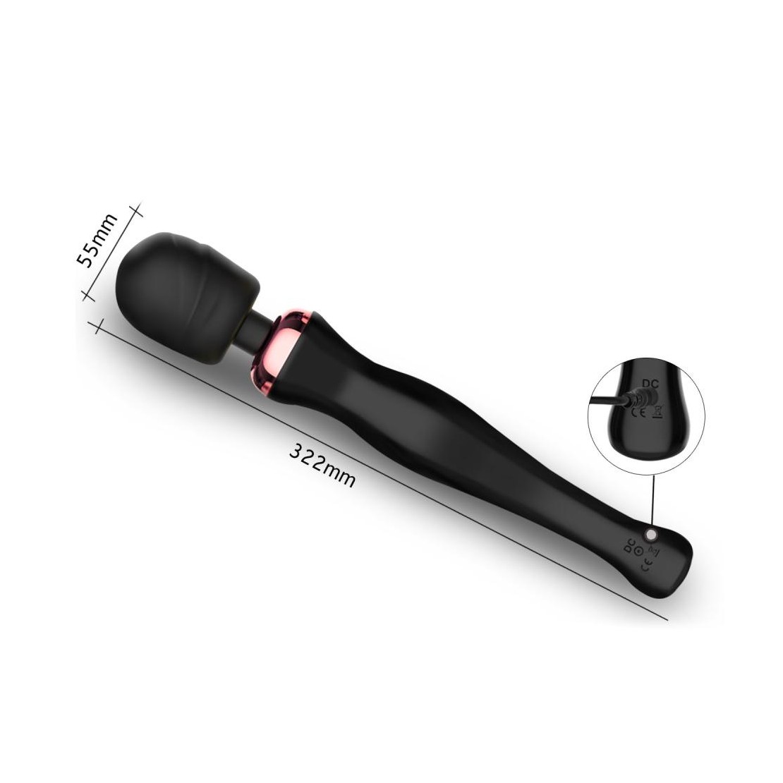 WAND MASSAGGIATORE CLITORIDEO VIBRANTE CON...