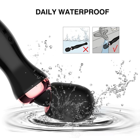 WAND MASSAGGIATORE CLITORIDEO VIBRANTE CON TESTA FLESSIBILE OSCAR