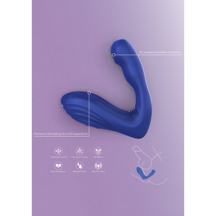 STIMOLATORE PROSTATICO CON SUZIONE E VIBRAZIONE &... 2