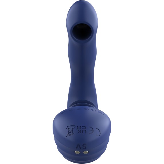 STIMOLATORE PROSTATICO CON SUZIONE E VIBRAZIONE & TELECOMANDO ALPHA AROUSER