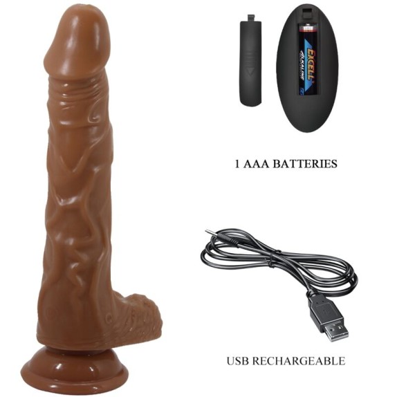 SEX TOY VIBRANTE CON MOVIMENTO SU E GIÙ & ROTANTE E VIBRANTE CON TELECOMANDO