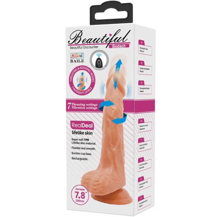 SEX TOY VIBRANTE CON MOVIMENTO SU E GIÙ & ROTANTE E... 2