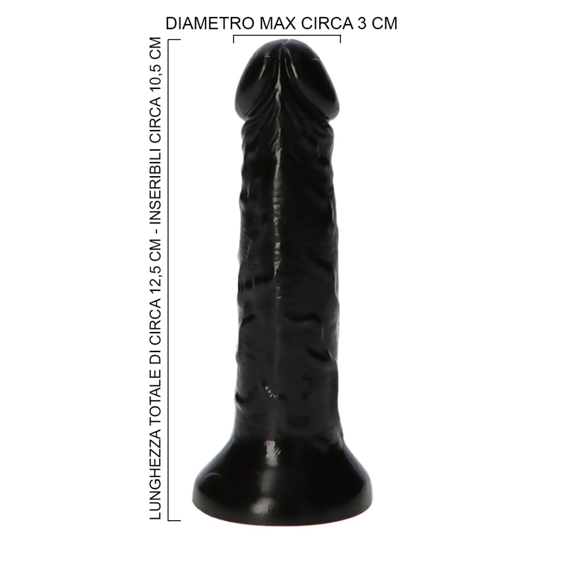 DILDO REALISTICO PICCOLO IN PVC CON VENTOSA...